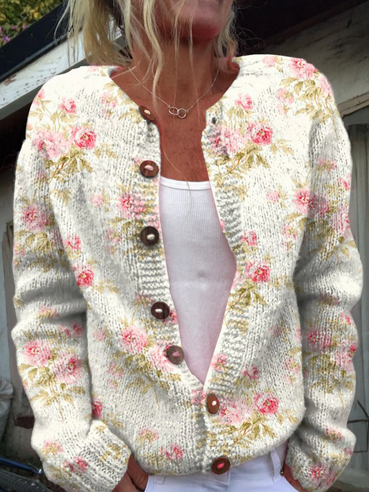 Kerensa™ | Cárdigan de Estampado Floral Vintage