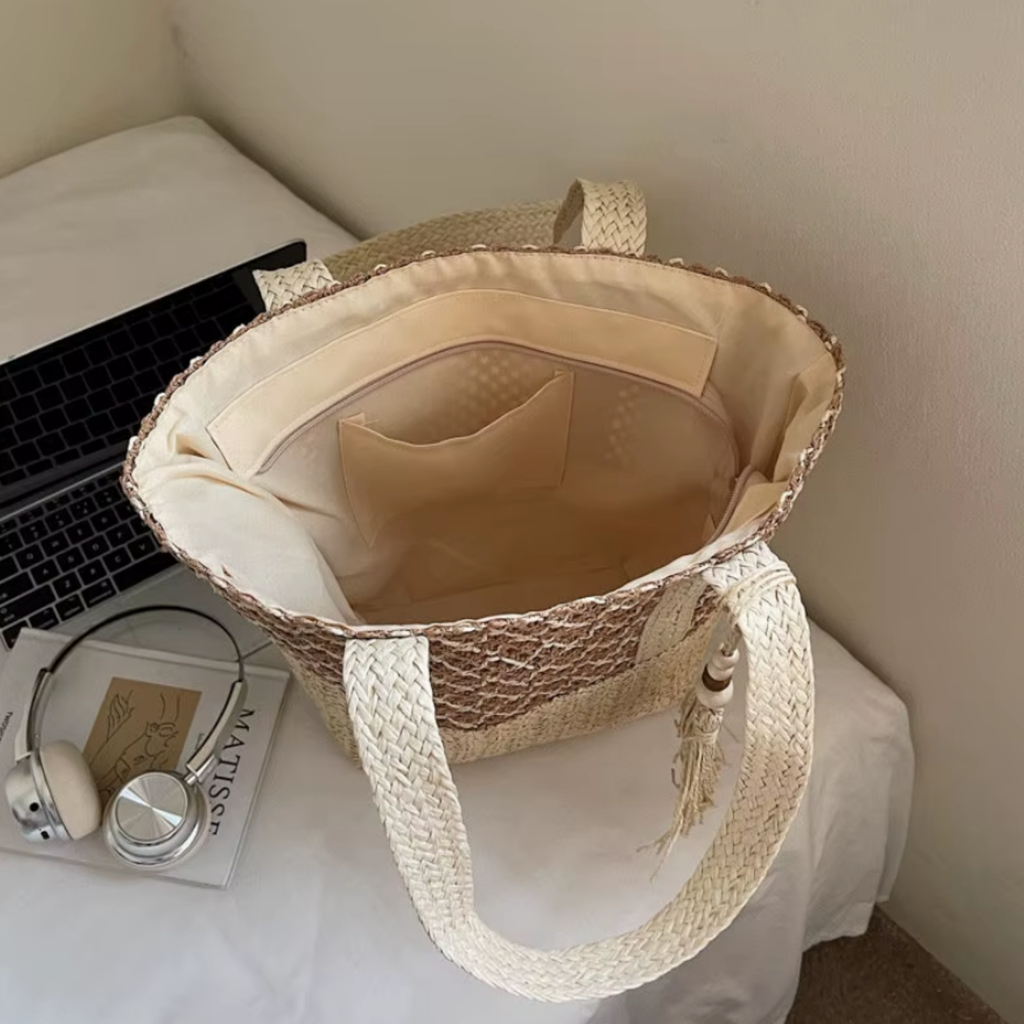 Stacy | Bolso de Hombro Boho con Borlas
