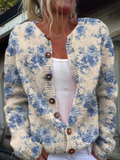 Daysie™ | Suéter Cardigan con Estampado Vintage