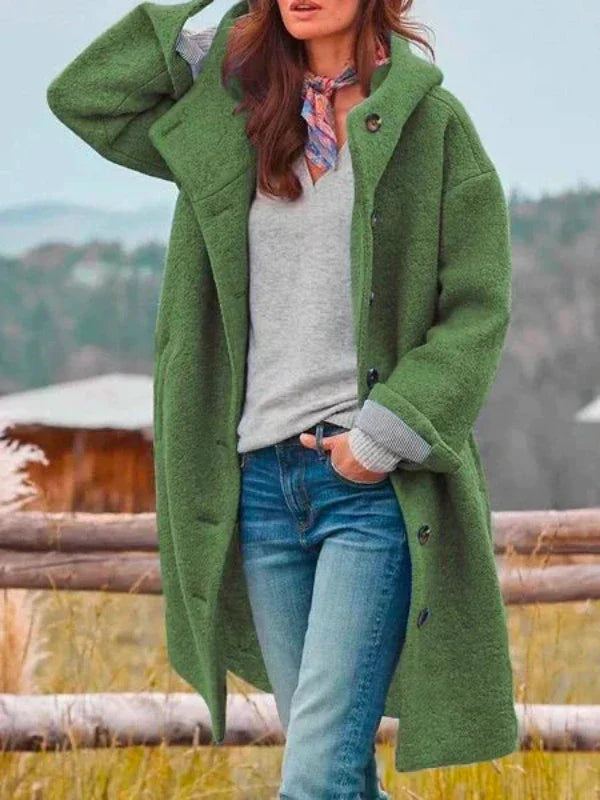 Amélia : Casaco de inverno comprido e elegante para Mulher