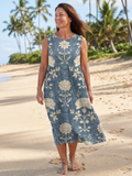 Kailo - Vestido Midi Floral Casual