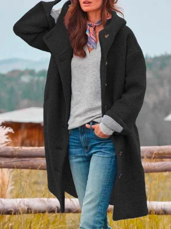 Amélia : Casaco de inverno comprido e elegante para Mulher