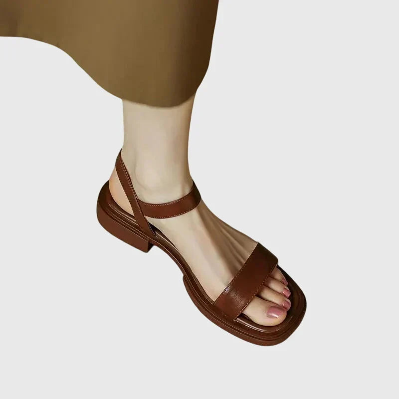 Celestia™ | Sandalias ortopédicas de cuero