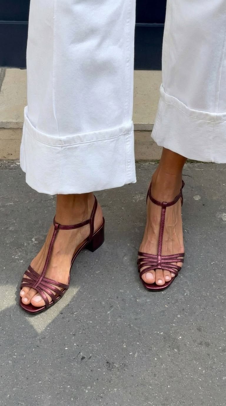 Allegra | Sandalias Doradas Elegantes para el Día