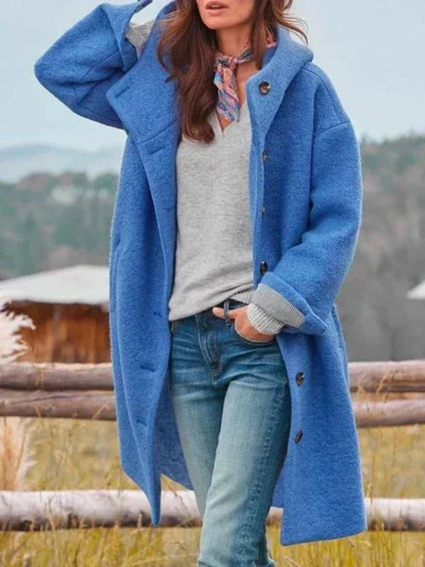 Amélia : Casaco de inverno comprido e elegante para Mulher