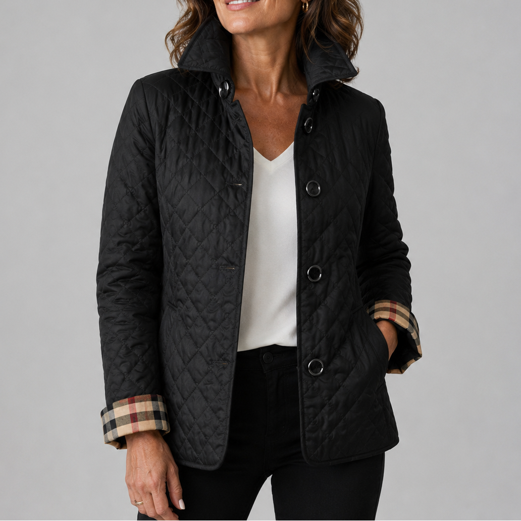 Marina | Chaqueta acolchada ligera con cuello alto
