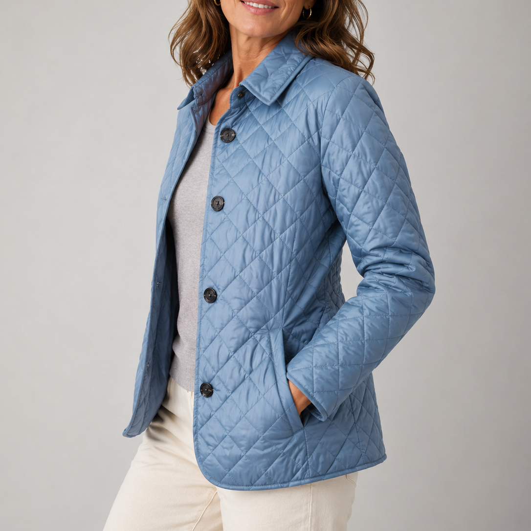 Marina | Chaqueta acolchada ligera con cuello alto