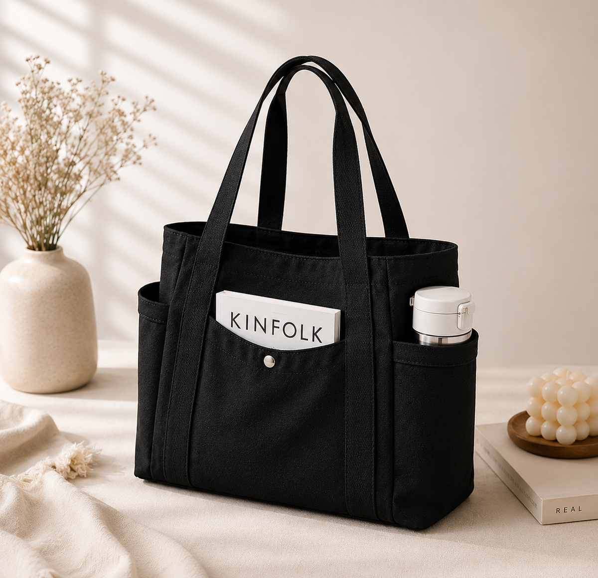 La Virginia™ | La Tote de Lienzo para el Día a Día