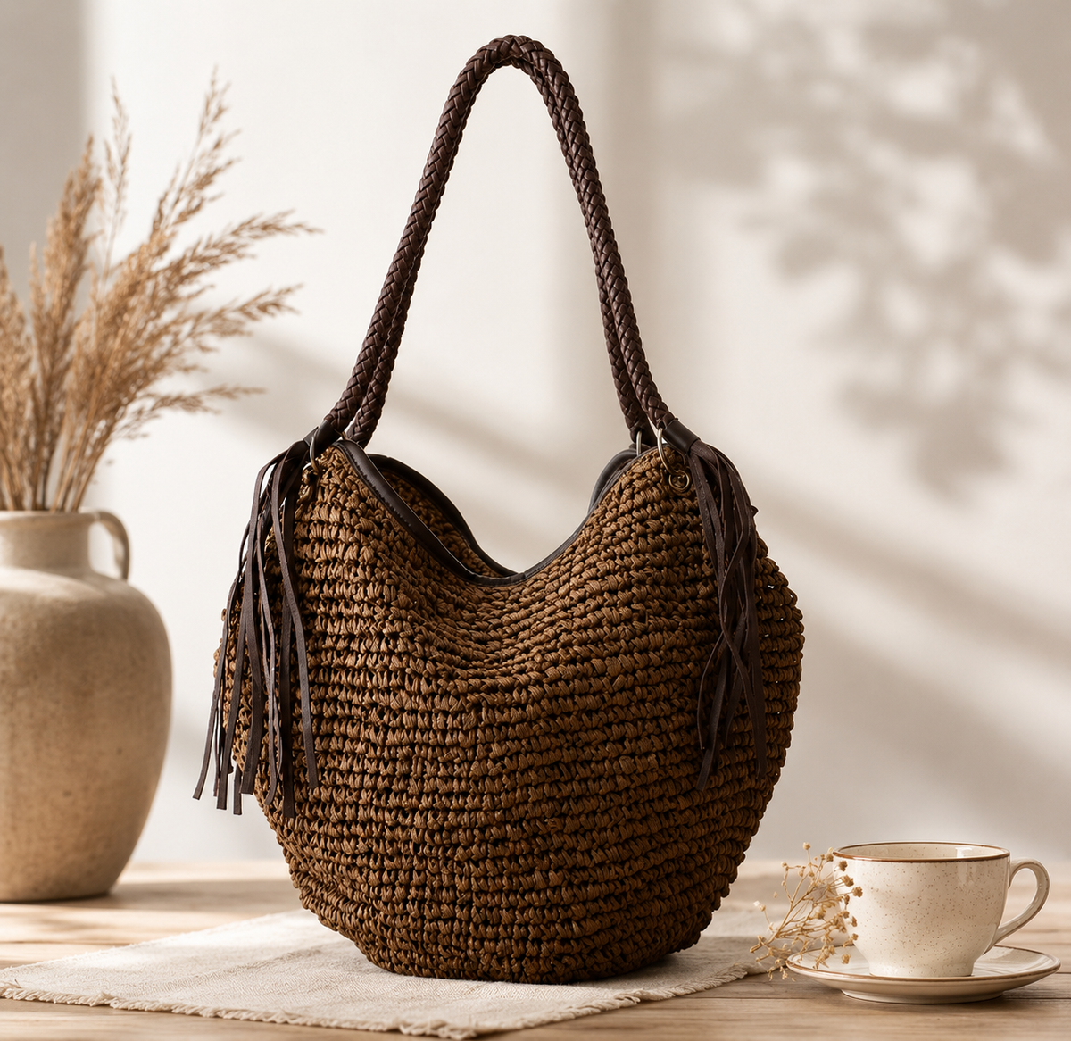 Rosie™ | El Tote Hobo con Borlas