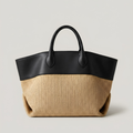La Bolsa Tote Woven de Colorblock