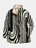 Soraya | Casual Quilted Jacket with Abstract Geometric Design