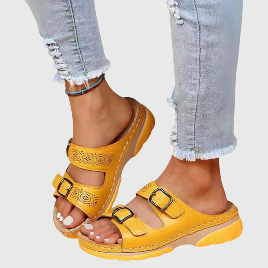 Diora™ | Sandalias ortopédicas de cuero