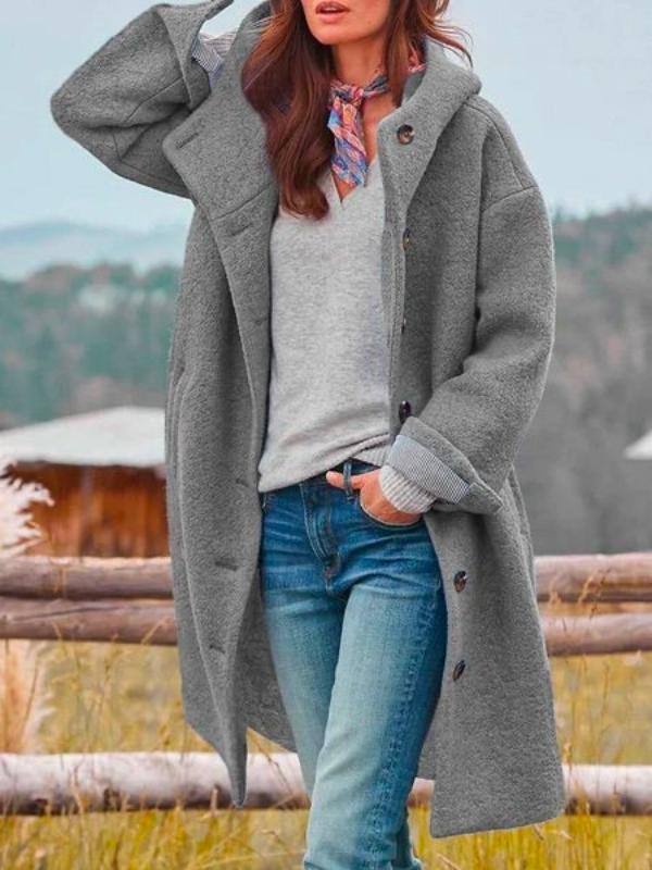 Amélia : Casaco de inverno comprido e elegante para Mulher