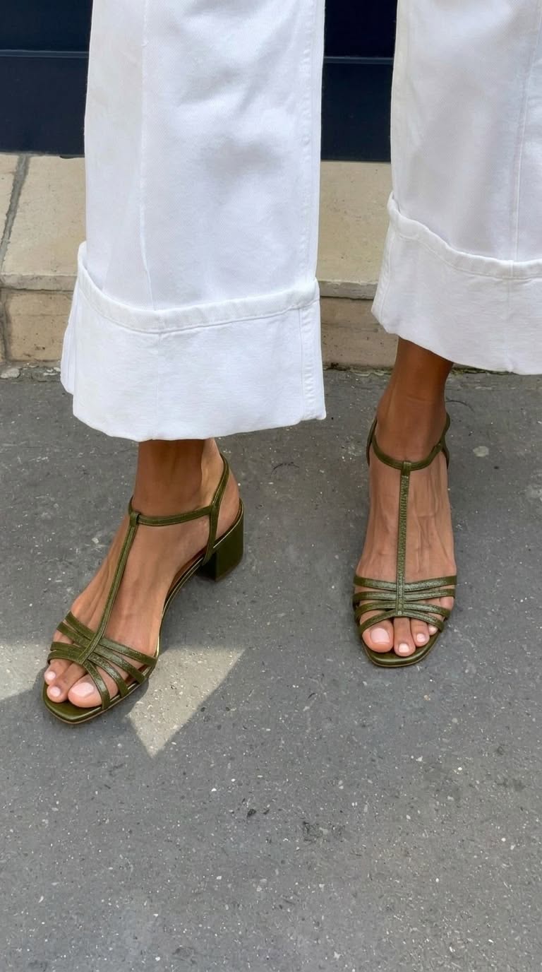 Allegra | Sandalias Doradas Elegantes para el Día