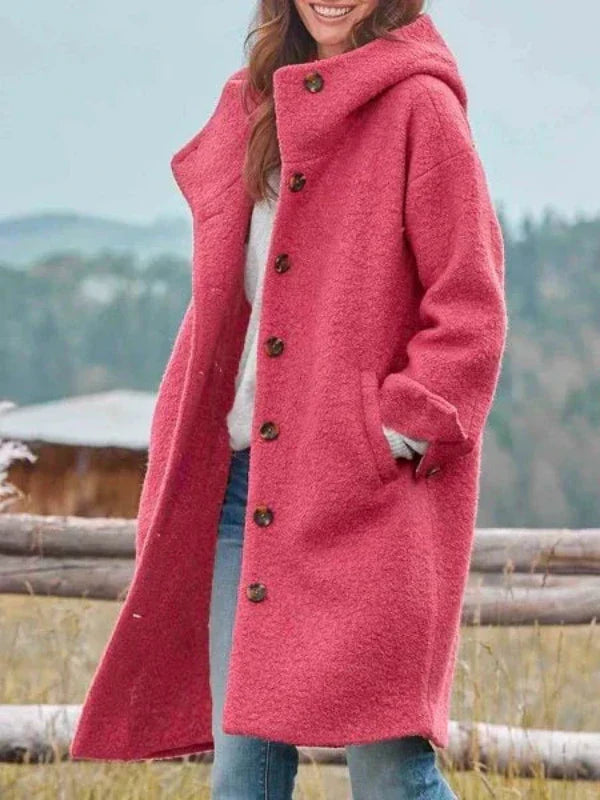 Amélia : Casaco de inverno comprido e elegante para Mulher