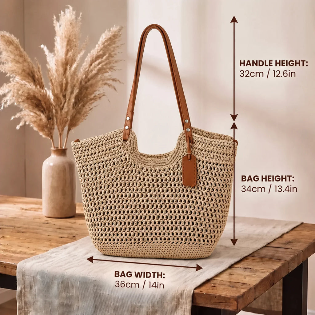 Alba | La Bolsa de Mano de Croché Hecha a Mano